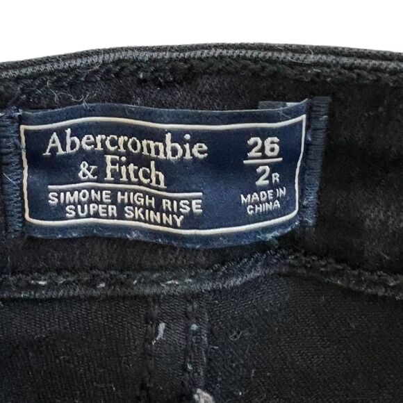 Abercrombie and fitch Simone distressed black skinny jean - Picture 11 of 11